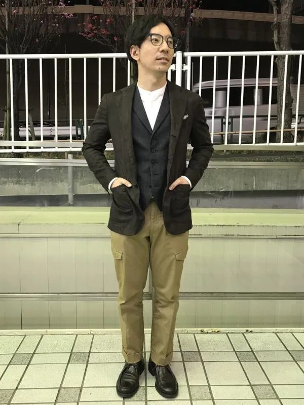 【ケイタマルヤマ】ジャケットスーツ上下53cm