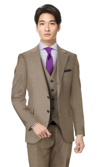 スタイリッシュスーツ スリーピース 3つ釦段返り 67 Person S For Men Purple Label 紳士服 スーツ販売数世界no 1 洋服の青山 公式通販