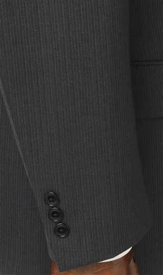 洋服の青山／STUART KENT・紺のスーツ（上・下）【サイズ：AB体7号】