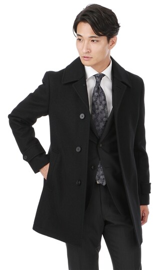 ステンカラースタイリッシュコート ウール100 91 Person S For Men 紳士服 スーツ販売数世界no 1 洋服の青山 公式通販