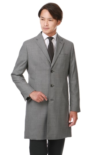 プレミアムシングルチェスターコート イタリア製生地使用 41 Hilton 紳士服 スーツ販売数世界no 1 洋服の青山 公式通販