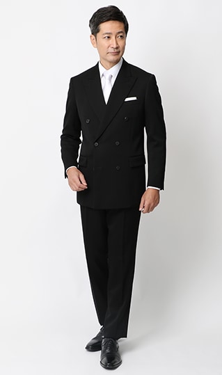 ◆【美品】礼服 ブラック 御幸毛織 ミユキ ビジネススーツ 日本製 ブラック 黒