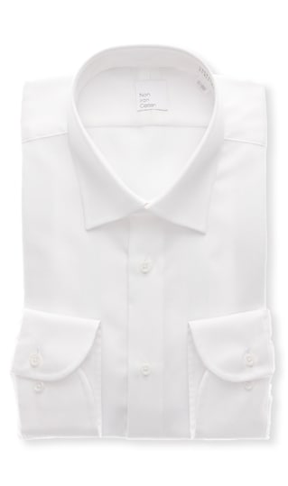 ワイドカラースタイリッシュワイシャツ【NON IRON COTTON 100】0