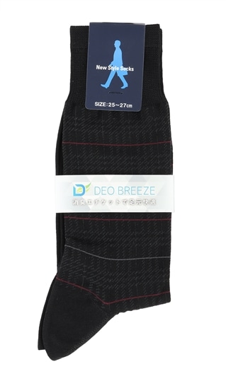 ソックス(25〜27cm)【DEO BREEZE】0