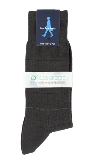 ソックス(25〜27cm)【DEO BREEZE】0