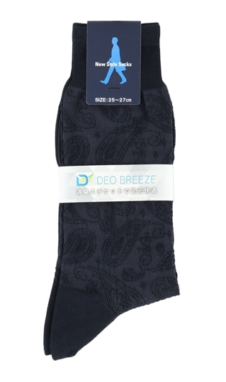 ソックス(25〜27cm)【DEO BREEZE】0