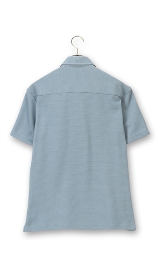ハニカム鹿の子ボタンダウンポロシャツ【COOL CONTACT】【#すごポロ】5