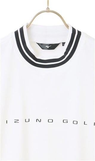 襟ジャガードモックネックシャツ【MIZUNO GOLF】