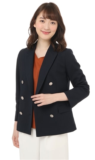 ダブル6ボタンピークドラペル紺ブレザー Aj C Anchor Woman Person S 紳士服 スーツ販売数世界no 1 洋服の青山 公式通販