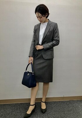 サイズ】 青山 - 洋服の青山（HILTON）ジャケット&スカートの通販 by