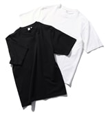 コットンストレッチTシャツ《2枚セット》《ブラック&ホワイト》《オンラインストア限定》