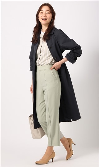 レディース ステンカラーコート コート アウター ビジネス カジュアル レディース 洋服の青山 公式通販