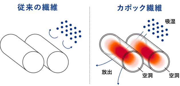 「吸湿発熱」の構造